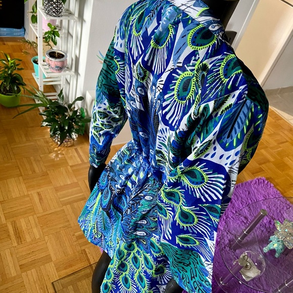 NWOT Peacock Coverup Tunic - Picture 3 of 10